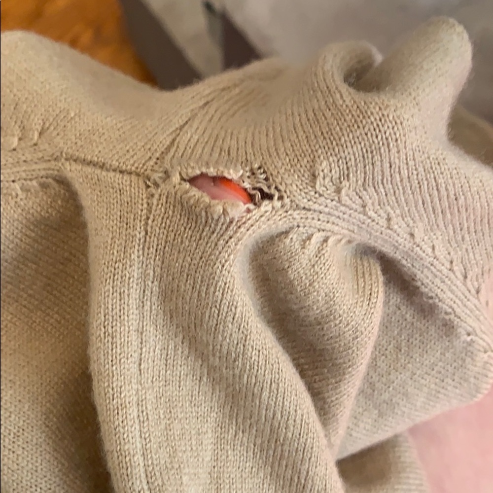 kate spade Tan Sweater with Ruffle Detail - Picture 5 of 5